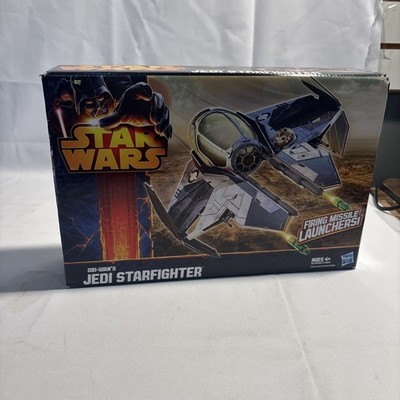 Star Wars The Clone Wars Obi-Wan Kenobi s Starfighter 2008 Open Box