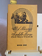 Book One 1963 Prof Beery Saddle Horse Training Booklet Instruction Course photos