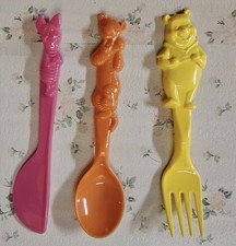 Disney Winnie The Pooh -Tigger Piglet-Childrens Knife-Fork-Spoon-Plastic