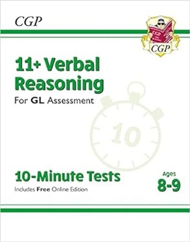 11+ GL 10-Minuten-Tests: Verbales Denken - Alter 8-9 mit Online E