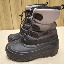 Member's Mark Toddler Boys Snow Boot Size 13 Black Ombre