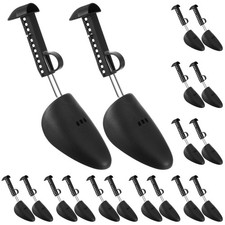10 Pairs Plastic Shoe Trees for Men, Adjustable Shoe Shaper Stretchers Portab...