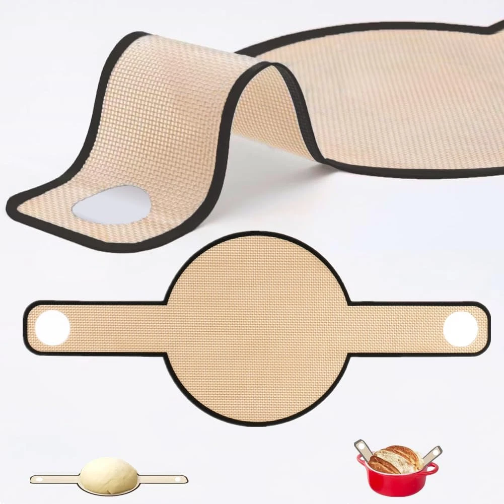 Silicone Baking Mat for Dutch Oven, Reusable Dough Droplets Baking Mat Oven Acce