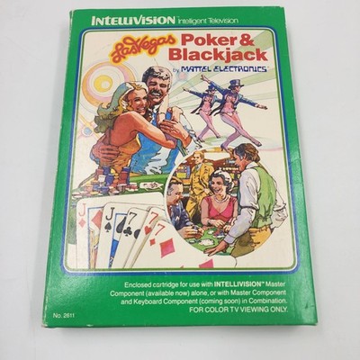 Las Vegas Poker Blackjack Intellivision   1979   Retro CIB   Good