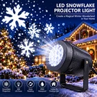 Christmas snowflake projector light