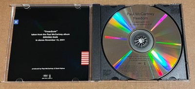 Paul McCartney - Freedom RARE promo test pressing CDr single '01