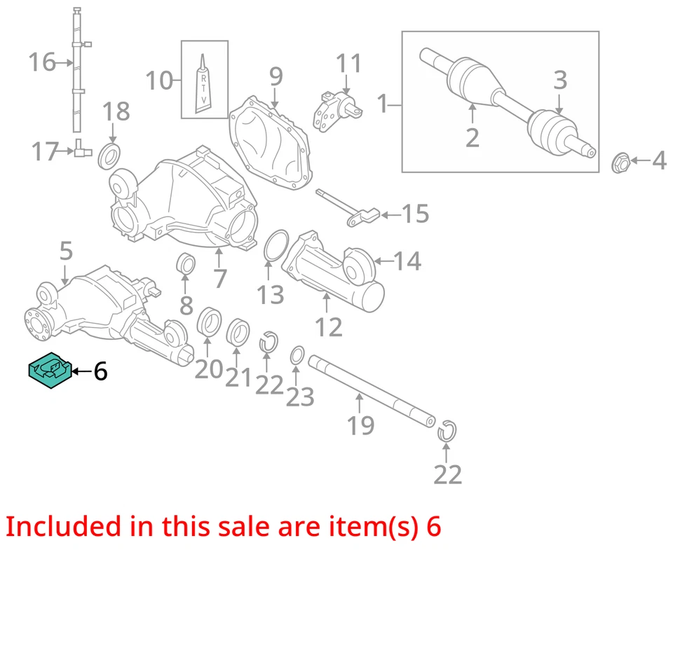 Amortiguador de eje comandante Jeep Grand Cherokee 2005-2007 52114554ab - nuevo OEM Foto 3 de 4