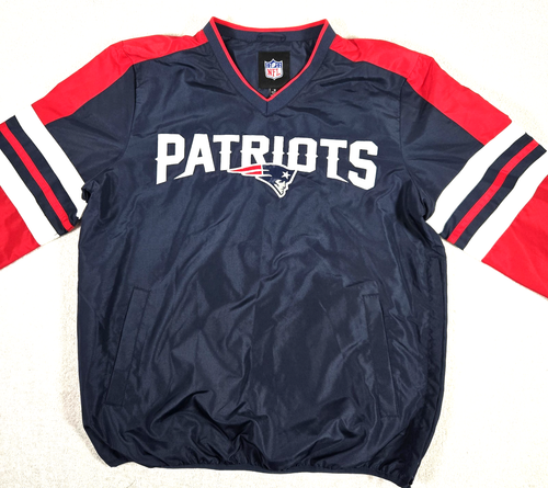 New England Patriots NFL Team Apparel Lightweight Windbreaker Men's M Pullover - Picture 2 of 16