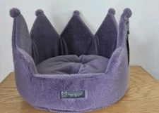 Rare Nandog Crown Cloud Pet Bed velvety soft, cuddly, Lavender Small Dog/Cat NEW