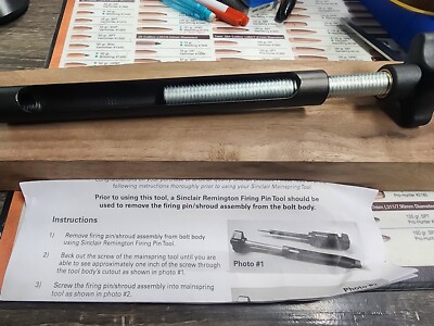 Sinclair International Remington 700 bolt action mainspring Removal Tool New