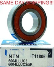 NTN 6004 LLU C3 BALL BEARING, RUBBER SEALED, 6004 2RS C3 20x42x12 mm