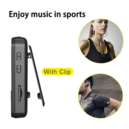 MP3/MP4 Player HiFi Lossless Sound Bluetooth Clip Music Recorder FM Radio - Picture 11 of 23
