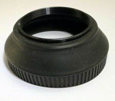 55mm Lens Hood Shade Rubber double threaded telehoto for 85mm 50mm f1.8 f1.7
