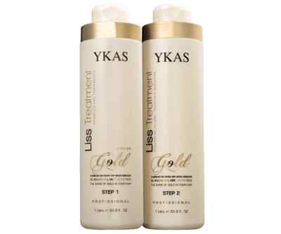 Ykas Gold Liss Treatment Brazilian Keratin Kit 2 Steps (2x 1L)