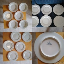 Piatti set servizio 18 pz Tognana bianco porcellana. Adatti a microonde, forno e