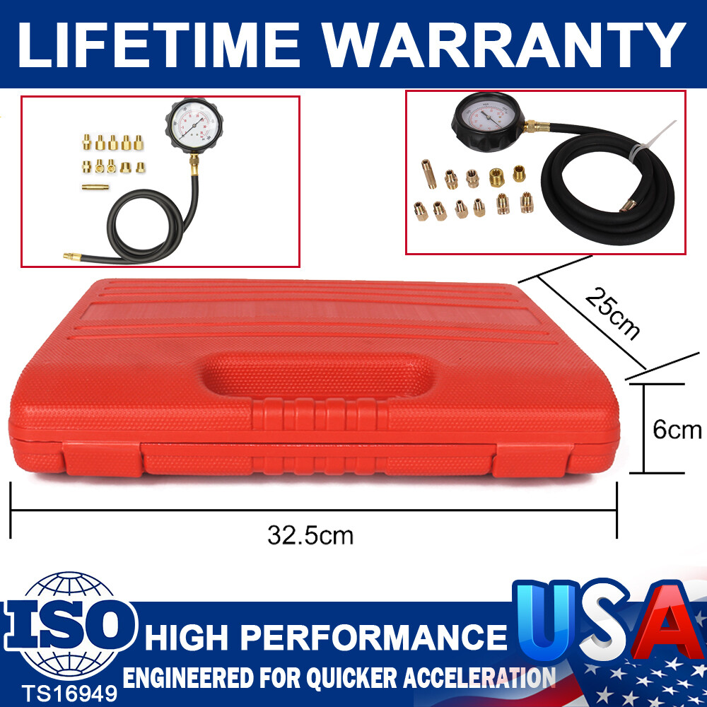 AT Automatic Engine Oil Pressure Tester Gauge Diagnostic Test TU-11A Service Kit