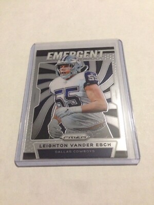 2019 Panini Prizm - Emergent - Leighton Vander Esch - Dallas Cowboys Card #E-LV