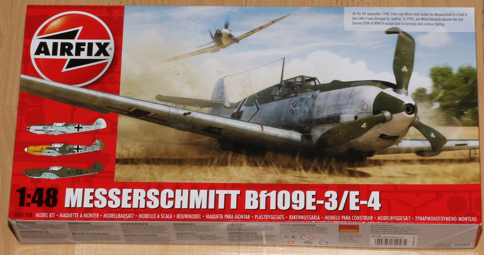 Airfix A05120B 1:48 Bausatz Messerschmitt Bf109E-3/E-4