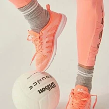 APL Techloom Pro Trainer Sneakers Red Orange Neon Womens 6 36 New