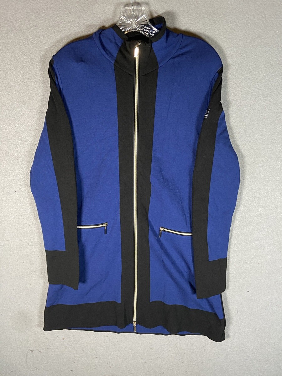 Newland Womens Knit Mock Neck Full Zip Ski Base Layer Jacket