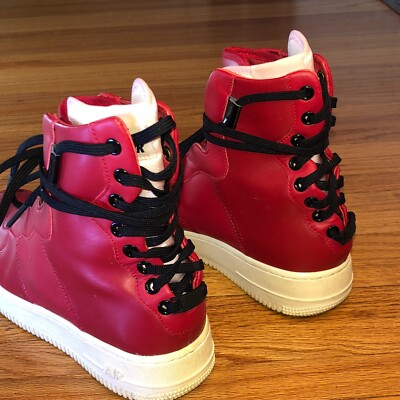 靴 AIR FORCE 1 REBEL XX/23cm/RED Women's Air Force 1 Rebel XX 'Gym Red & Summit White
