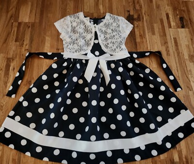 Bonnie Jean Dress Girls Size 8 Easter holiday party wedding | eBay