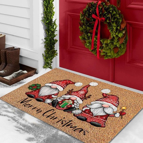 Christmas Festival Decoration Front Door Carpet Indoor Outdoor Anti-Skid Mat GV - Picture 5 of 7