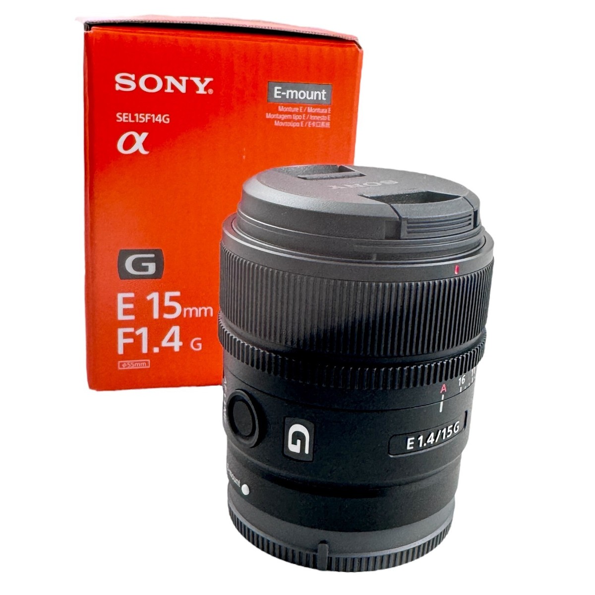 New SONY E 15mm f/1.4 G Lens (SEL15F14G) APS-C Format E New SONY E 15mm f/1.4 G Lens (SEL15F14G) APS-C Format E