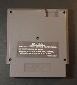 Nintendo Gumshoe Sticker Seal Black Box NES Video Game 5 screw Cartridge RARE