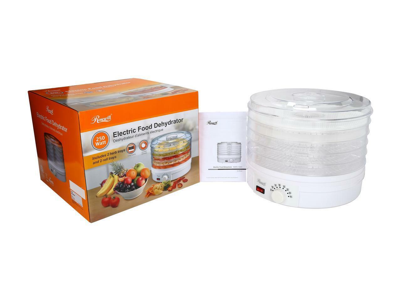 Rosewill RHFD15001 5Tray Countertop Portable Electric Food Fruit