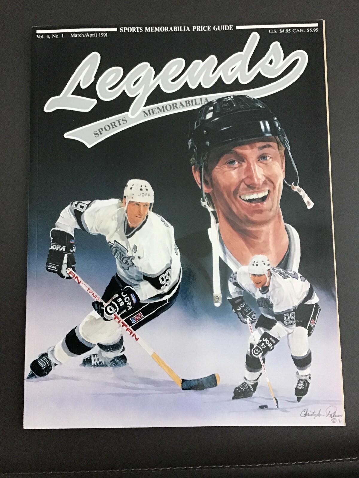 1991-Legends Sports Memorabilia (Wayne Gretzky) Vol.4/No.1 Magazines with  Cards | eBay