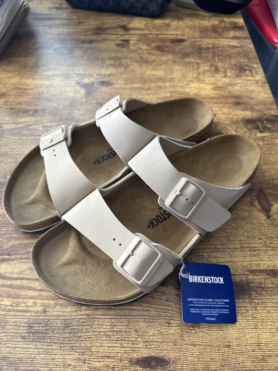 Birkenstock - Beige/Tan Birko Flor New With Tags Size 45 | eBay