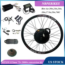 MTX39 Rim 135mm 72V 2000W motor+dual mode 45A controller conversion kit