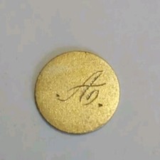 Mexican Wedding Token Ao-Struck on Mexico BU One Peso .720 Silver Coin