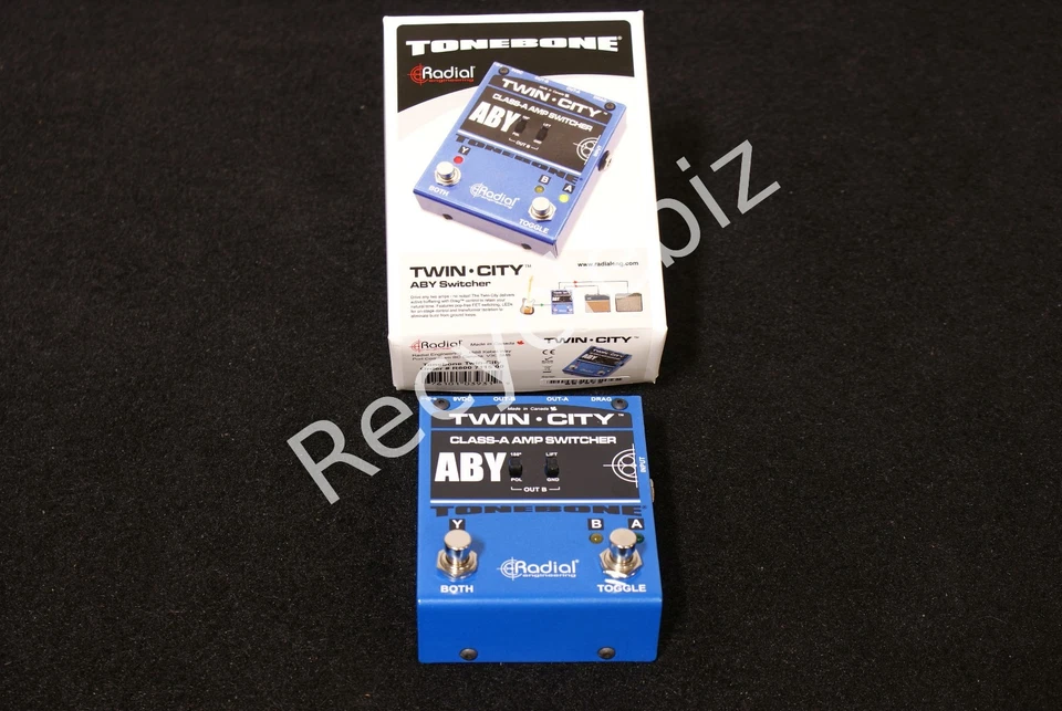 Radial Engineering Tonebone Twin City Bones Active ABY Amp Switcher - Image 2 of 3