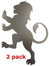 Lion Silhouettes .072" Thickness Steel Flat Solid Plain Steel Metal Blanks 2pk 