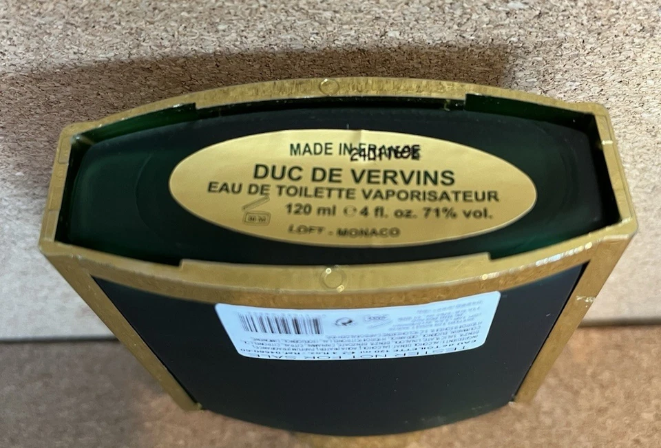 Houbigant Duc De Vervins, DV Eau de Toilette spray 4 oz 120 ml nuevo sin caja Francia Foto 3 de 4