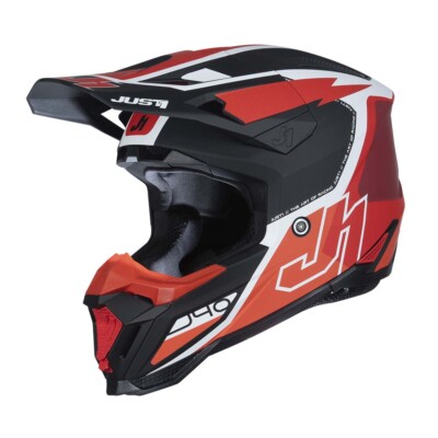 JUST1 J40 Flash Offroad Motocross Helmet Red/White/Black | eBay