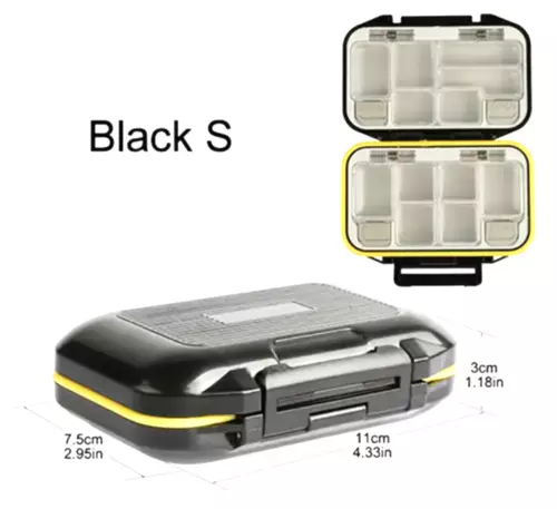 1x Fishing Lure Bait Tackle 2 Layer Storage Box Case Waterproof Compartments NEW - Picture 42 of 150