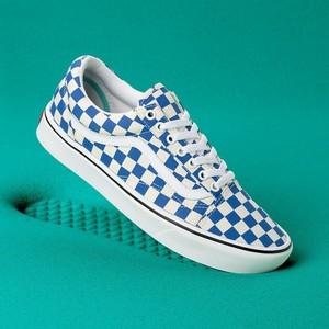 vans old skool lapis blue & white skate shoes