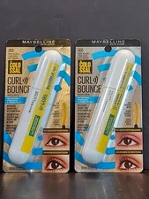 Maybelline Mascara Waterproof Colossal Curl Bounce #365 Very Black Lot Of 2 DUO 