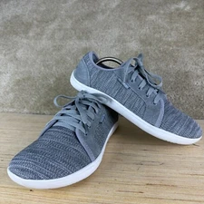Hobibear mens minimalist shoes EU 43 US 12 gray wide toe knit comfort lace up