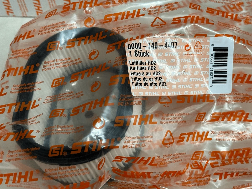 FILTRO DE AIRE HD2 STIHL OEM RESISTENTE 0000 140 4407 PARA 044R 046 MS 440 460 461 + Foto 2 de 3
