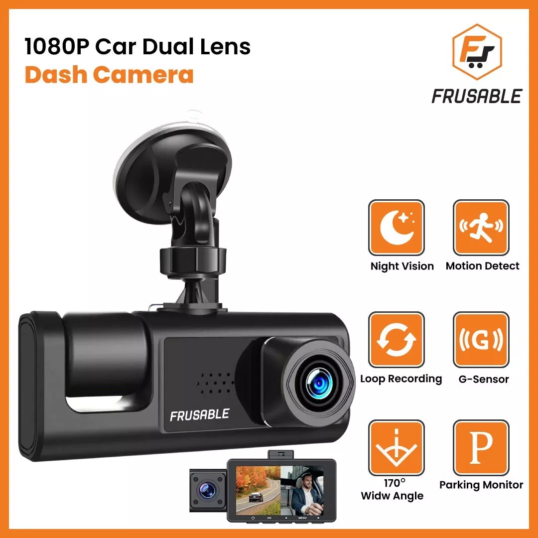 front and rear dash cam motion sensor