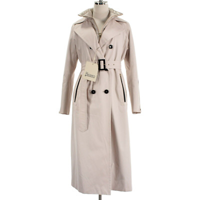 Herno NWT Delon Lined Trench Coat Size 42 US 6 in Natural Beige