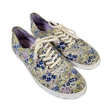Mossimo Supply Co Floral Flores Lona Tenis Mujer Talla 7 Zapatos