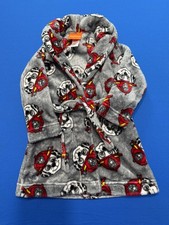 Paw Patrol Grey Fluffy Soft Robe Boys Size 2T/3T