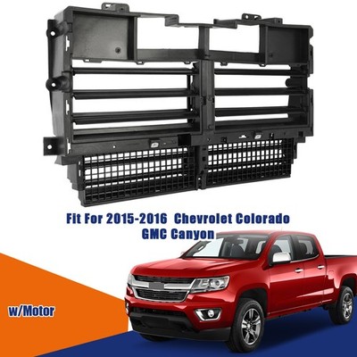Radiator Grille Shutter For 2015 2016 Chevrolet Colorado GMC Canyon W/ Motor