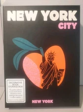 New York City Decorative Faux Book Secret Storage Box