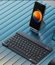 For Samsung Galaxy A15 5G/A14 5G - Ultra Slim Wireless Keyboard Rechargeable